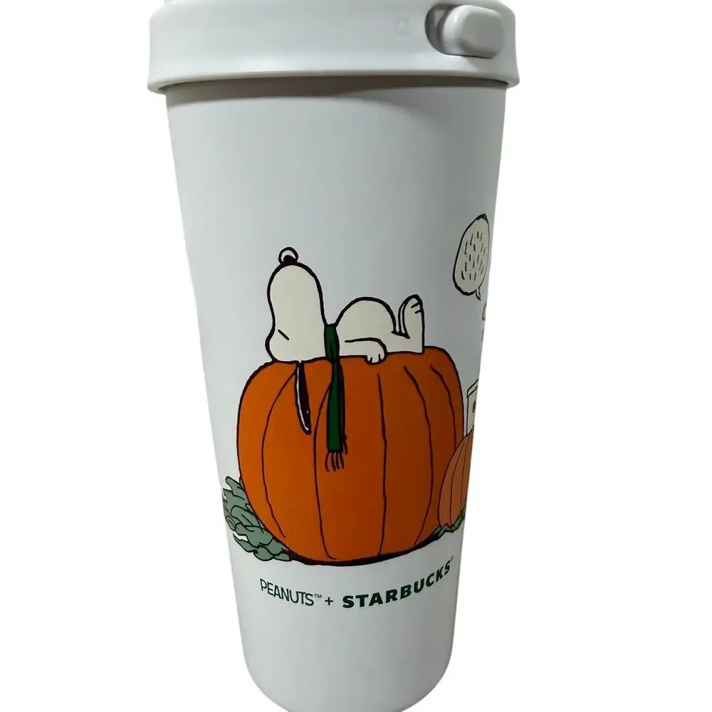 2026 Starbucks x Peanuts Snoopy Great Pumpkin Tumbler Limited Edition NWT